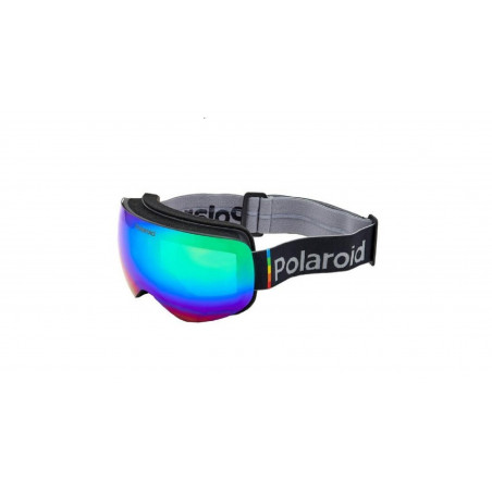MASCHERA DA SCI PLD MASK 01 ADULTO UNISEX NERO S3 COLORI LENTI ASSORTITI Colore Verde