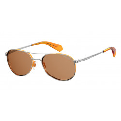 Montatura da vista Woodys Finn metallo fatto a mano Colore Havana Oro