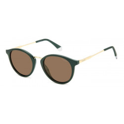 Montatura da vista Woodys Finn metallo fatto a mano Colore Havana Oro