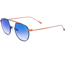 Montatura da vista Woodys Finn metallo fatto a mano Colore Havana Oro
