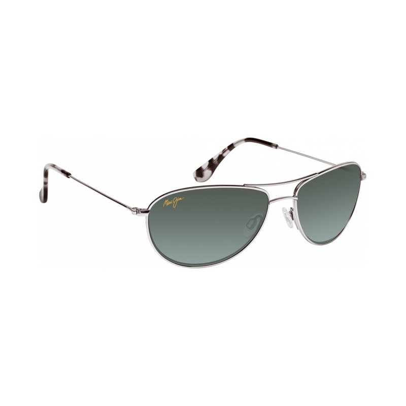 Occhiali da sole Maui Jim Baby Beach GS245-17 Polarizzato Titanio Made in Japan
