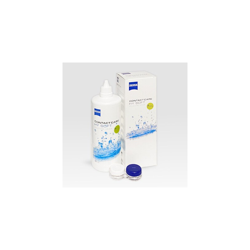 3 x Zeiss Contact Care Hy Soft Soluzione Unica con Acido Ialuronico +YAL 360 ml