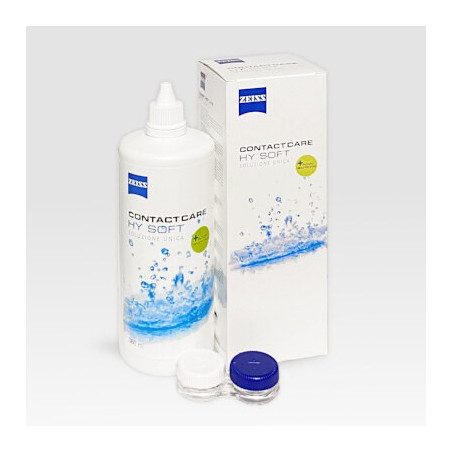 3 x Zeiss Contact Care Hy Soft Soluzione Unica con Acido Ialuronico +YAL 360 ml