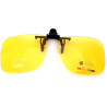 YELLOW OCCHIALI DA SOLE CLIP ADDIZIONALE LENTI GIALLO POLARIZZATO PER LA PESCA O GUIDA NOTTURNA FOR FISHING