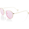 Forever OCCHIALI DA SOLE GOLD ONE 300 PK 1 GOLD LIGHT PINK SUNGLASSES LUNETTE DE SOLEIL GAFAS DE SOL SONNENBRILLE