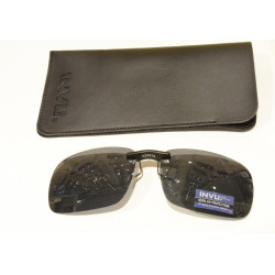 INVU Occhiali da Sole POLARIZZATI ADDIZIONALE Fisso Invisibile 2401 A Lenti Grigio 100% UV Block Sunglasses Polarized