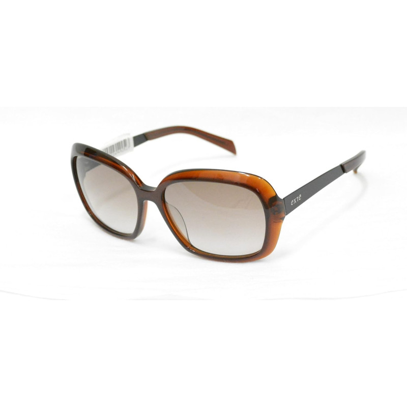 OCCHIALI DA SOLE EXTE EX775 02 NERO MARRONE LENTI 100% UV BLOCK SUNGLASSES