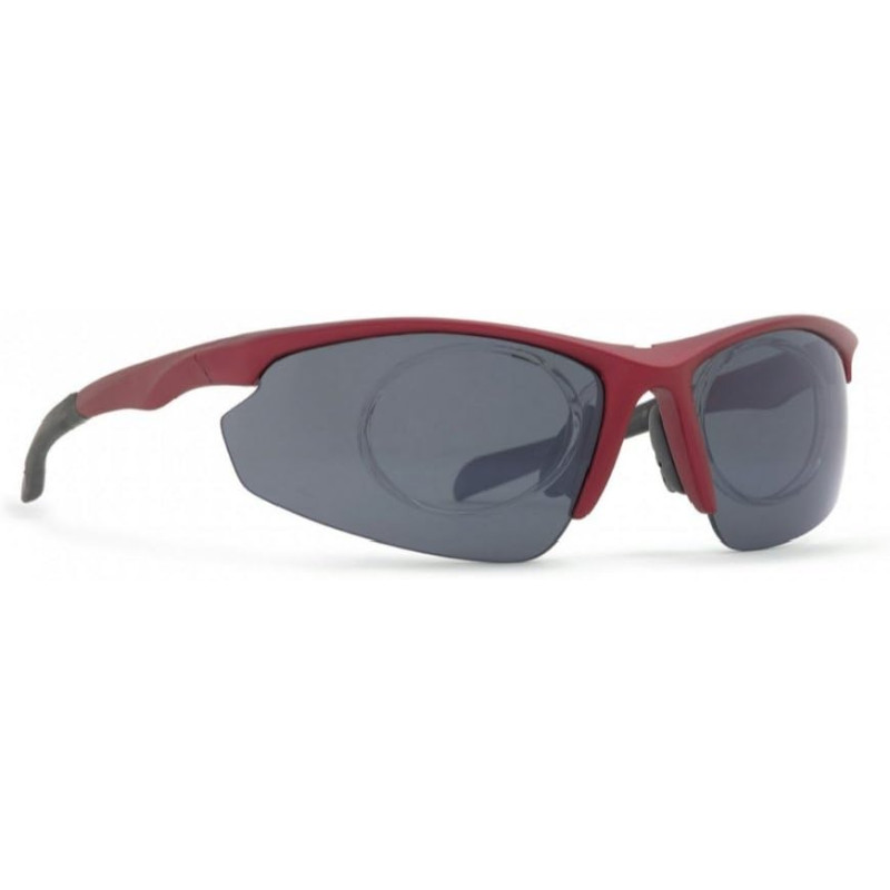 INVU Occhiali da Sole POLARIZZATI 2508 D Rosso Nero Lenti INTERCAMBIABILI 100% UV Block Sunglasses Polarized