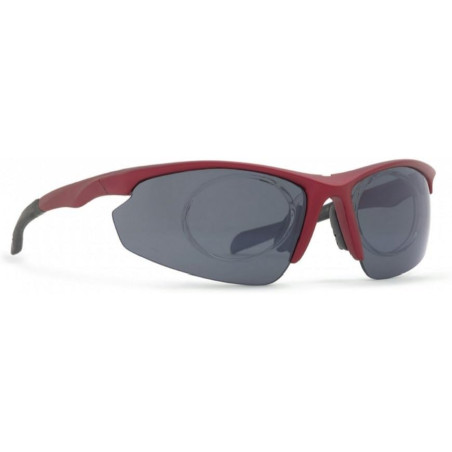 INVU Occhiali da Sole POLARIZZATI 2508 D Rosso Nero Lenti INTERCAMBIABILI 100% UV Block Sunglasses Polarized