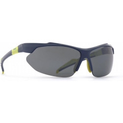 INVU Occhiali da Sole POLARIZZATI 2509 C Blu Scuro Lime Lenti INTERCAMBIABILI 100% UV Block Sunglasses Polarized