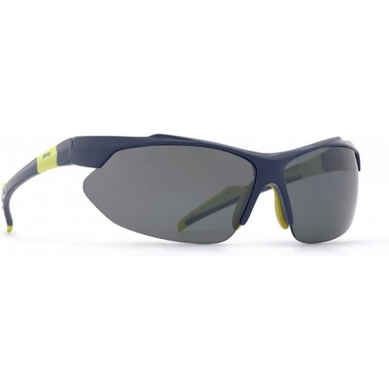 INVU Occhiali da Sole POLARIZZATI 2509 C Blu Scuro Lime Lenti INTERCAMBIABILI 100% UV Block Sunglasses Polarized