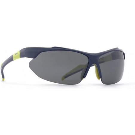 INVU Occhiali da Sole POLARIZZATI 2509 C Blu Scuro Lime Lenti INTERCAMBIABILI 100% UV Block Sunglasses Polarized