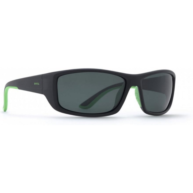 INVU OCCHIALI DA SOLE 2603 A NERO VERDE POLARIZZATO 100% UV SUNGLASSES SONNENBRILLEN LUNETTE DE SOLEIL