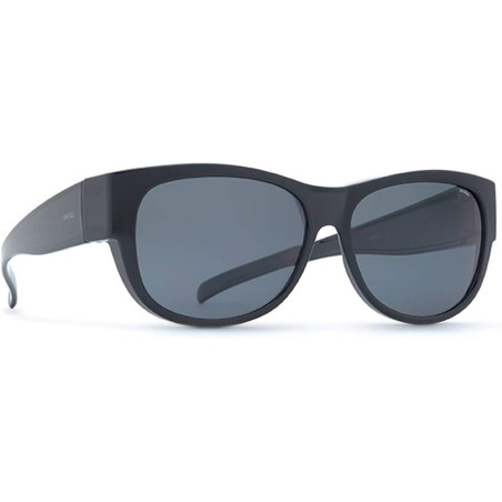 INVU OCCHIALI DA SOLE SUNCOVER 2603 A NERO POLARIZZATO 100% UV SOPRA I TUOI OCCHIALI DA VISTA SUNGLASSES SONNENBRILEN LUNETTE D