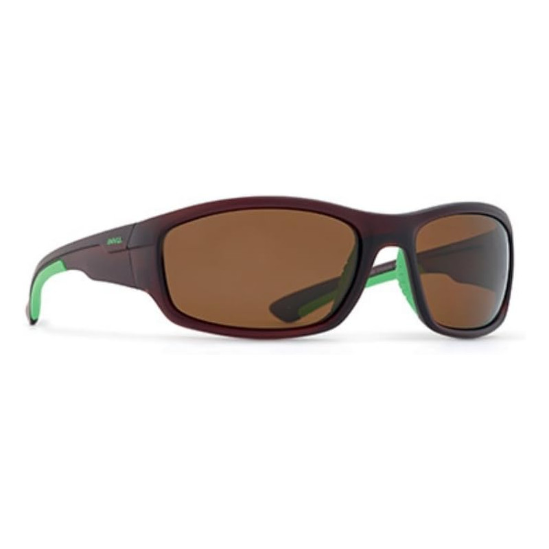 OCCHIALI DA SOLE POLARIZZATI INVU A 2504 B MARRONE LENTI 100% UV BLOCK SUNGLASSES POLARIZED