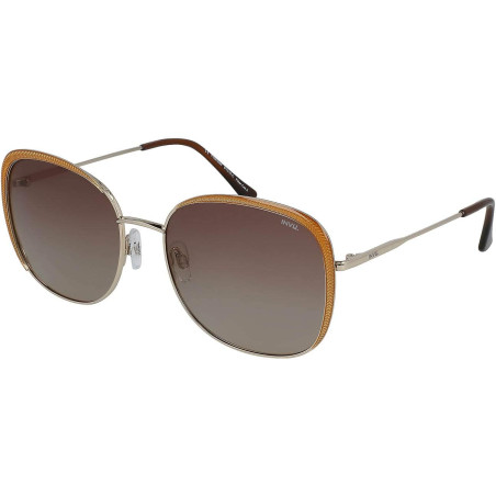 INVU OCCHIALI DA SOLE B 1018 C ORO BEIGE LENTI POLARIZZATE