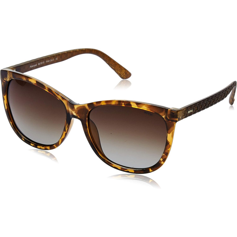 OCCHIALI DA SOLE INVU B 2701 B MARRONE POLARIZZATO 100% UV SUNGLASSES SONNENBRILLE LUNETTE DE SOLEIL