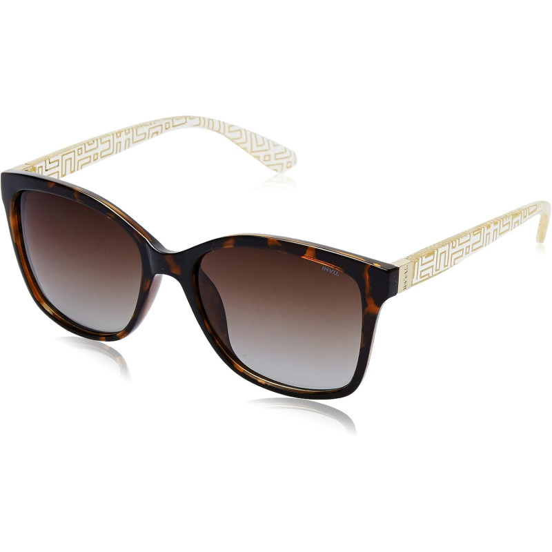INVU OCCHIALI DA SOLE B 2704 B MARRONE TARTARUGA POLARIZZATO 100% UV SUNGLASSES SONNENBRILLEN LUNETTE DE SOLEIL