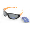 OCCHIALI DA SOLE INVU K2414 C NERO ORANGE BAMBINO 4-9 ANNI IN GOMMA ELASTICA LENTI POLARIZZATE 100% UV 400 SUNGLASSES POLARIZED