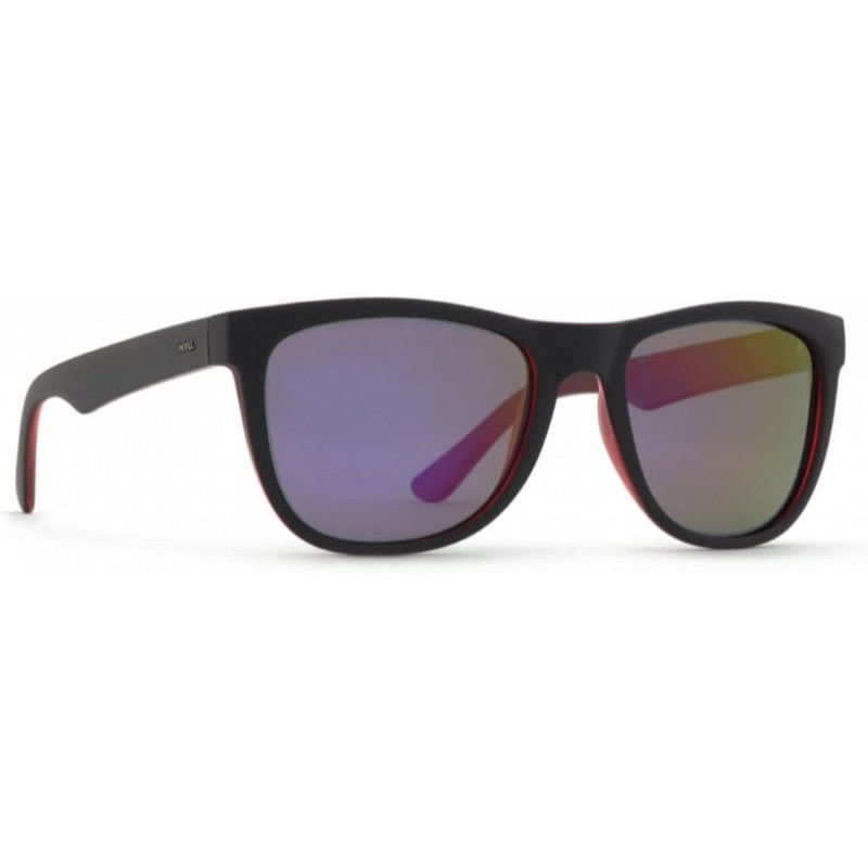 INVU OCCHIALI DA SOLE T 2612 E NERO ROSSO POLARIZZATO 100% UV SUNGLASSES SONNENBRILEN
