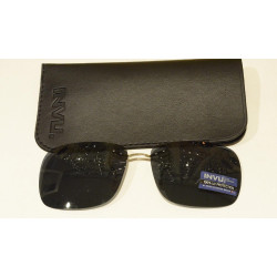 OCCHIALI DA SOLE POLARIZZATI ADDIZIONALE FISSO INVU C 1407 A LENTI GRIGIO 100% UV BLOCK SUNGLASSES POLARIZED