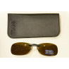 INVU Occhiali da Sole POLARIZZATI ADDIZIONALE Fisso Invisibile 2400 B Lenti Marrone 100% UV Block Sunglasses Polarized