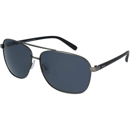 INVU OCCHIALI DA SOLE POLARIZZATI T 2401 C NERO VERDE LENTI SPECCHIATE VERDE 100% UV BLOCK SUNGLASSES POLARIZED