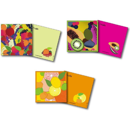 Centrostyle Panni in microfibra Art? Fruit Collection. Formato 20x20 cm, confezionata singolarmente (GIALLO)