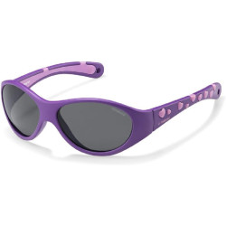 Polaroid OCCHIALI DA SOLE P 0401 C VIOLA BAMBINA 1-3 ANNI IN GOMMA ELASTICA LENTI POLARIZZATE 100% UV 400 SUNGLASSES POLARIZED