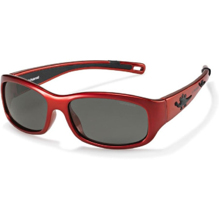 OCCHIALI DA SOLE POLAROID P 0403 B ROSSO BAMBINO 1-3 ANNI IN GOMMA ELASTICA LENTI POLARIZZATE 100% UV 400 SUNGLASSES POLARIZED