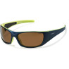 OCCHIALI DA SOLE POLARIZZATI POLAROID P 7420 B BLU GIALLO LENTI MARRONE FOR FISHING GALLEGGIANTE 100% UV BLOCK SUNGLASSES POLAR
