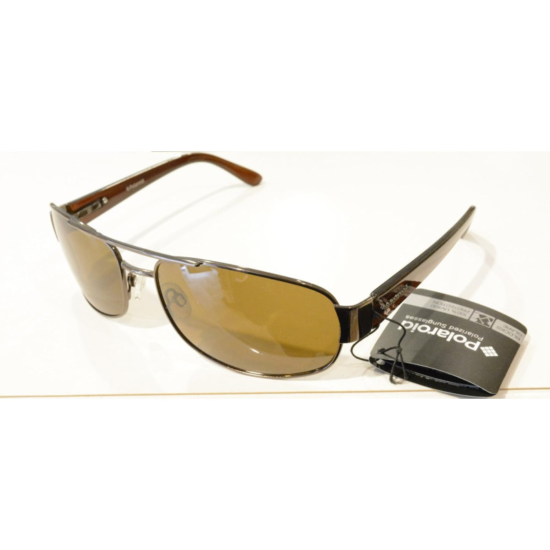 OCCHIALI DA SOLE POLARIZZATI POLAROID 04453 S MARRONE 100% UV BLOCK SUNGLASSES POLARIZED