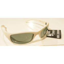 OCCHIALI DA SOLE POLARIZZATI POLAROID 08634 C BIANCO GOMMOSO ESTENDIBILE LENTI 100% UV BLOCK SUNGLASSES POLARIZED