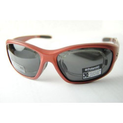 polaroid sunglasses p7326b burgundy unisex con clip new