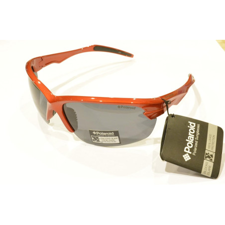OCCHIALI DA SOLE POLARIZZATI POLAROID P 7331 B ROSSO 100% UV BLOCK SUNGLASSES POLARIZED