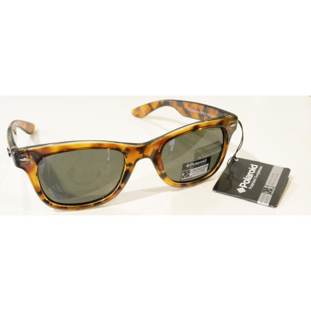 OCCHIALI DA SOLE POLARIZZATI POLAROID P 912 B TARTARUGA MARRONE 100% UV BLOCK SUNGLASSES POLARIZED
