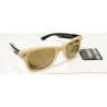 OCCHIALI DA SOLE POLARIZZATI POLAROID P 912 C CREMA NERO 100% UV BLOCK SUNGLASSES POLARIZED PICCOLO DIFETTO PREZZO DI REALIZZO
