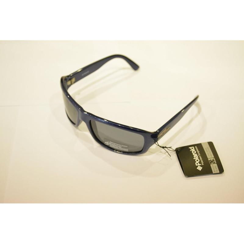 OCCHIALI DA SOLE POLARIZZATI POLAROID P 928 C BLU PERLESCENTE LENTI 100% UV BLOCK SUNGLASSES POLARIZED