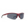 INVU Occhiali da Sole POLARIZZATI 2508 D Rosso Nero Lenti INTERCAMBIABILI 100% UV Block Sunglasses Polarized