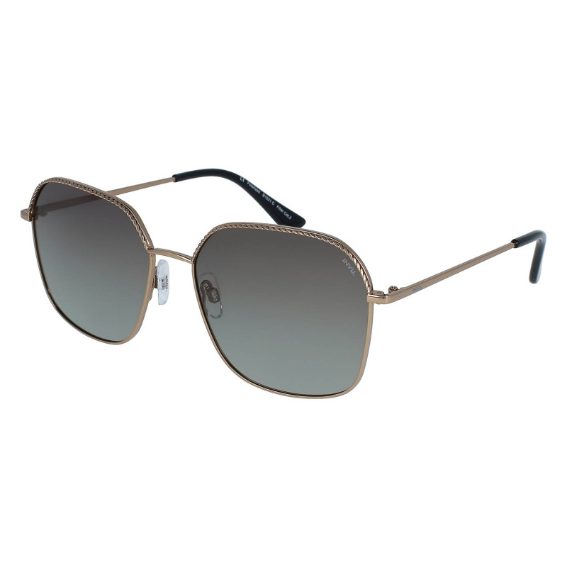 OCCHIALI DA SOLE POLARIZZATI INVU P 2400 B MARRONE LENTI 100% UV BLOCK SUNGLASSES POLARIZED