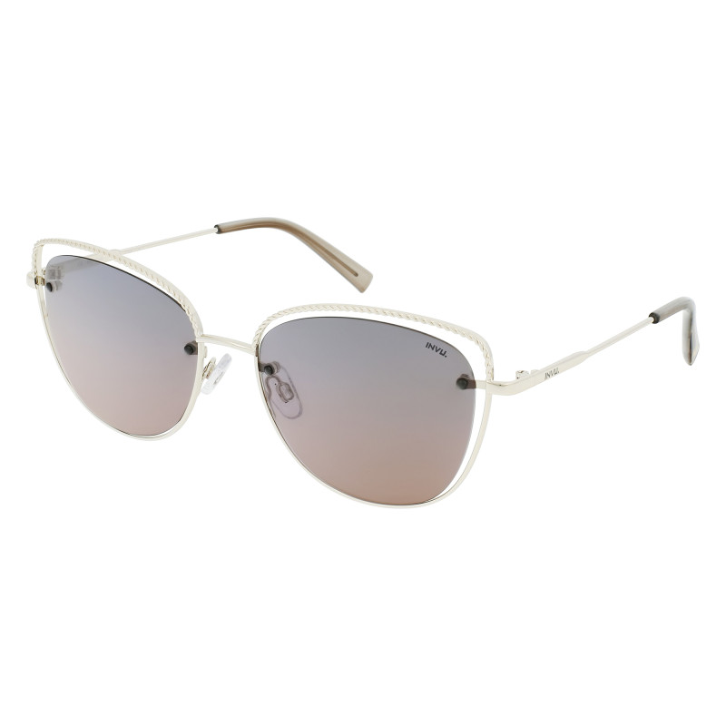 osserva Occhiali da sole Sunglasses INVU B 1113 A ORO POLARIZZATO 100% UV PROTECT