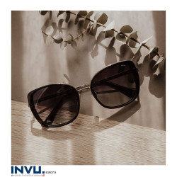 INVU OCCHIALI DA SOLE B 1907 B HAVANA ORO LENTI POLARIZZATE