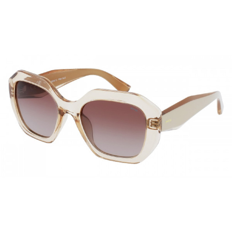 INVU Occhiali da sole da donna B2307C Lenti Polarizzate 100% UV PROTECT Trasparente Beige