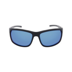 INVU. Occhiali Da Sole Sportivo Uomo Ultra Polarized IA22402D Nero Lenti Specchiate Blu