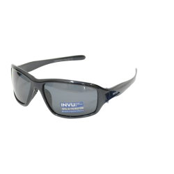 OCCHIALI DA SOLE POLARIZZATI BIMBO INVU K 2415 A NERO ROSSO ESTENDIBILE 100% UV BLOCK SUNGLASSES POLARIZED ELASTIC