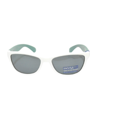 INVU Occhiali da Sole POLARIZZATI Bimbo K 2416 B Bianco Verde Lenti 100% UV Block Sunglasses Polarized