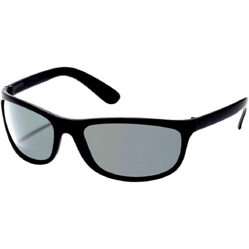INVU Occhiali Da Sole A2104D Nero Uomo Adulto Lenti Polarizzate Specchiate Silver Gomma Flessibile