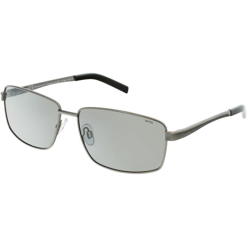 INVU Occhiali Da Sole B1607H Grigio Uomo Adulto Lenti Polarizzate Fotocromatiche