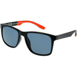 INVU Occhiali Da Sole B2137D Nero Rosso Uomo Adulto Lenti Polarizzate