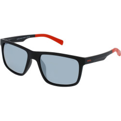 INVU Occhiali Da Sole IA22417C Nero Rosso Uomo Adulto Lenti Polarizzate Specchiate Silver